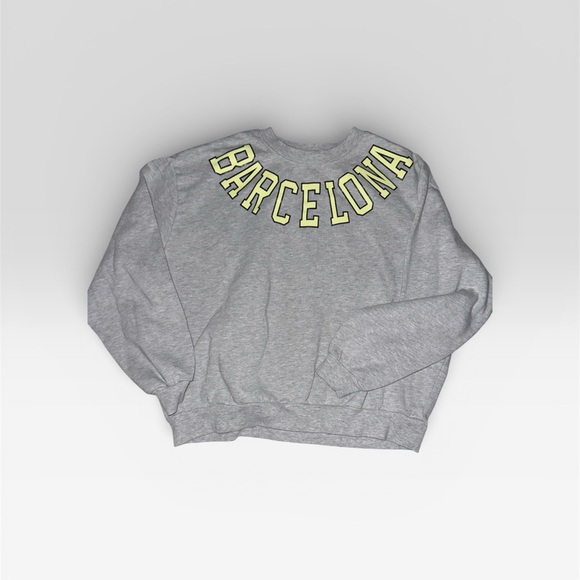 Wild Fable Gray Sweatshirt Sz M Barcelona - Picture 1 of 3